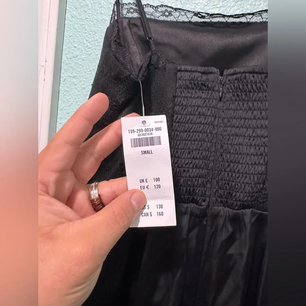 Abercrombie & Fitch Black Maxi Dress NWT